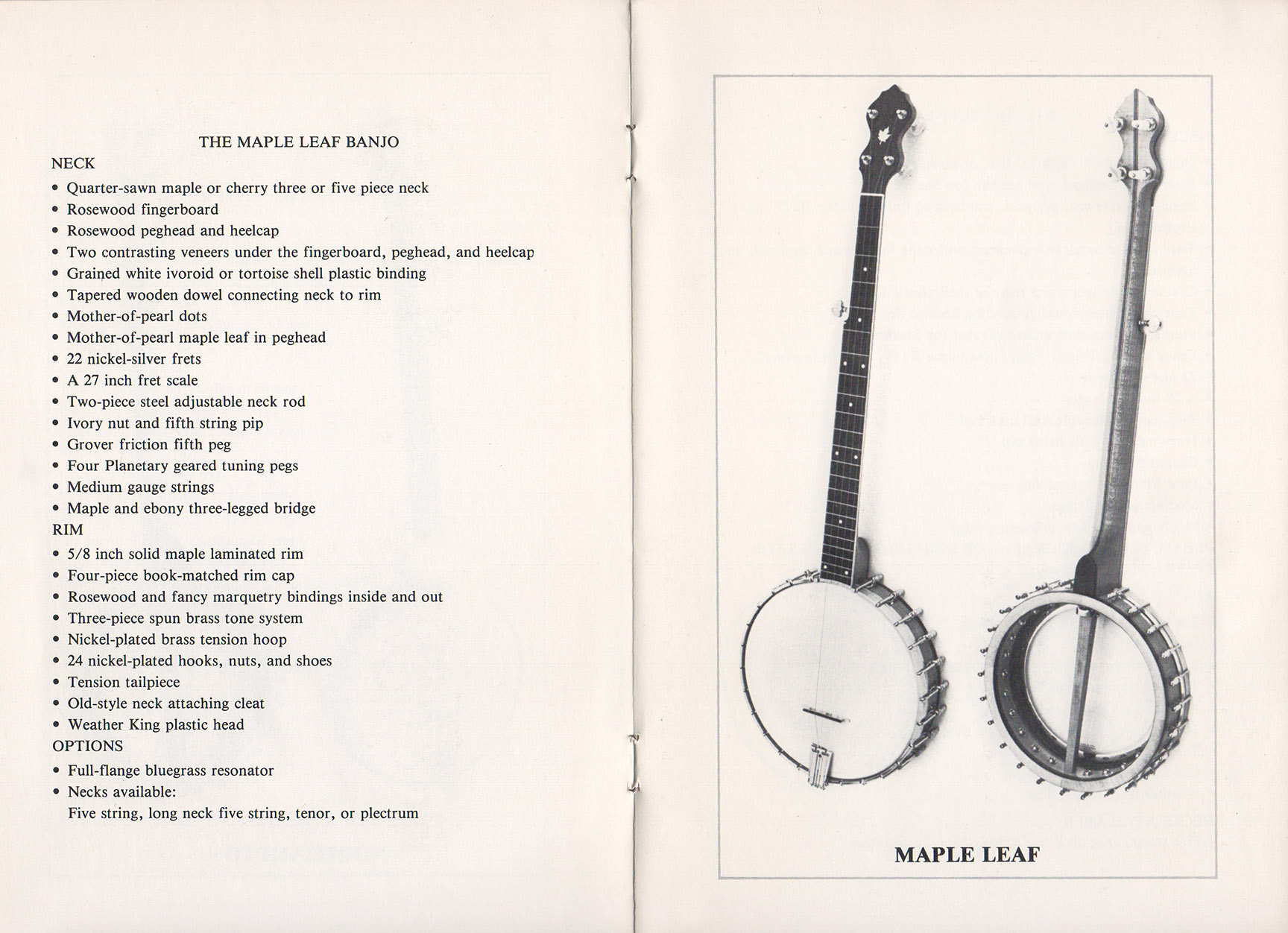 A E Smith Banjo Company Catalog page 3